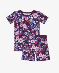 Violet Meadow Two-Piece Short Sleeve & Shorts Pajama Set