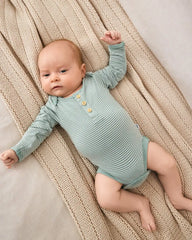 Willow Stripe Henley Bodysuit