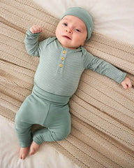 Willow Stripe Henley Bodysuit