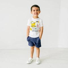 Birthday Builders Construction Graphic Tee