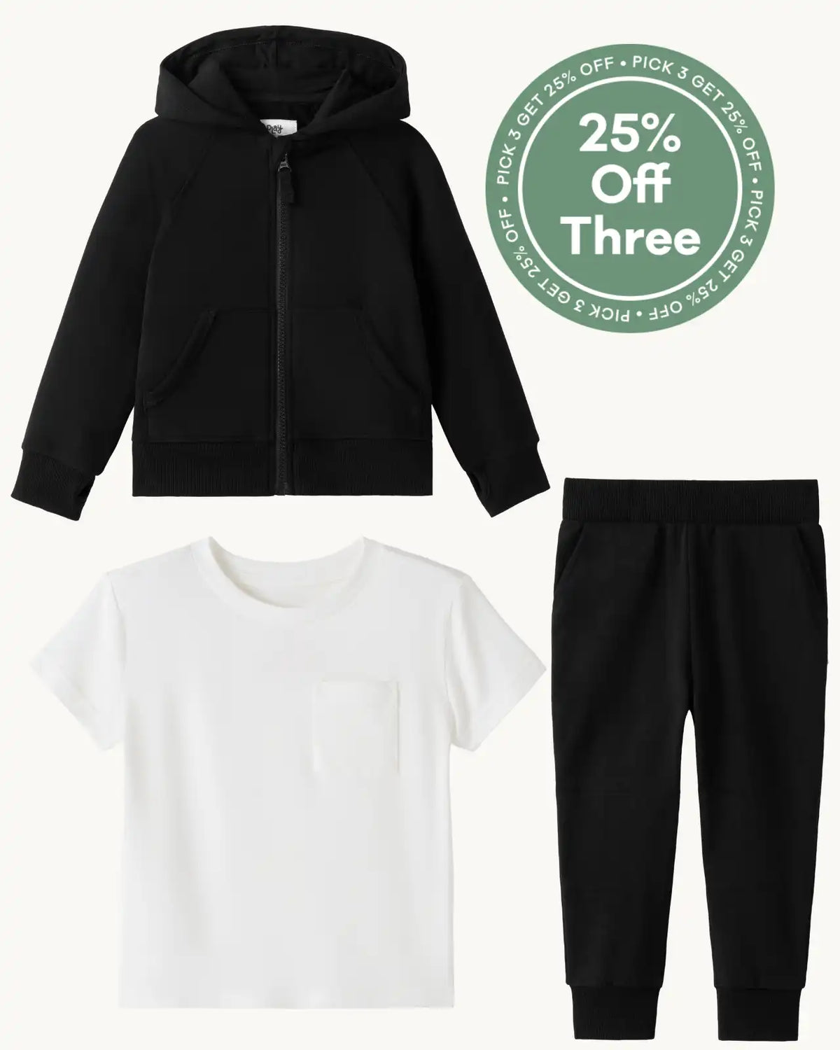 Boys Matching Set Bundle / Hoodie, Tee, Jogger