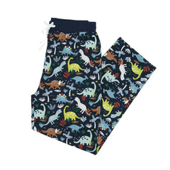 Navy Jurassic Jungle Men's Pajama Pants