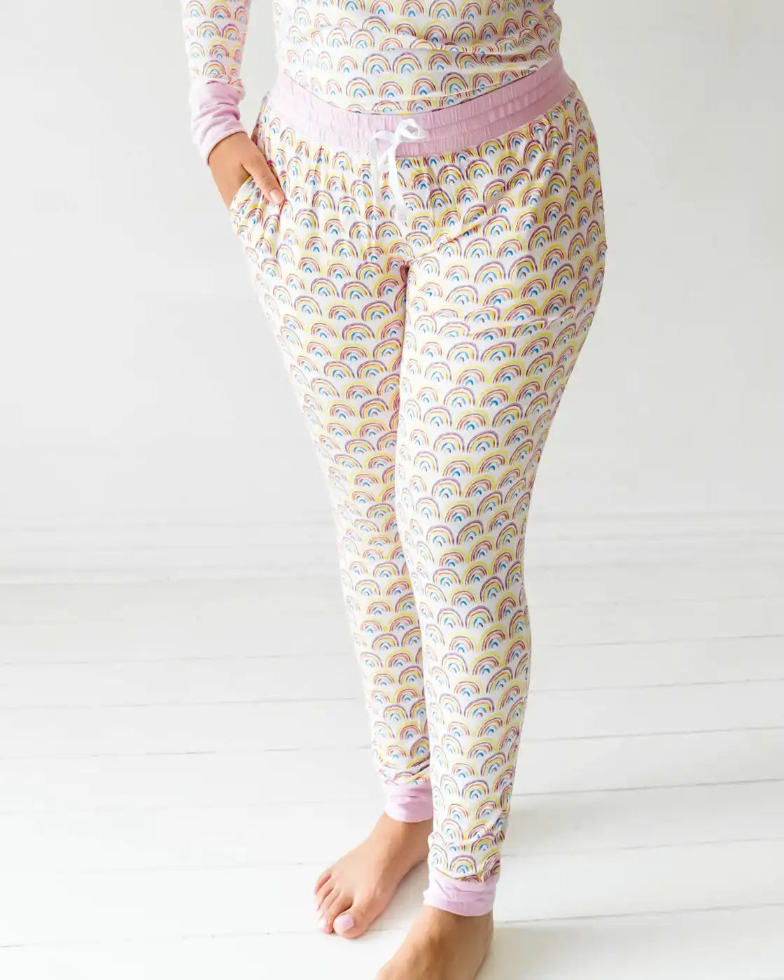 Pastel Rainbows Women's Pajama Pants