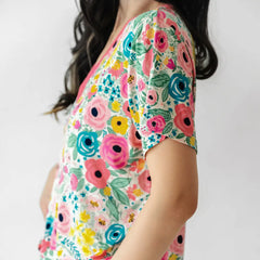 Secret Garden Women's Short Sleeve Pajama Top