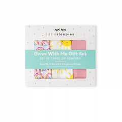Pastel Rainbows, Bubblegum & Sunshine Zippy Grow With Me Three Pack Gift Box